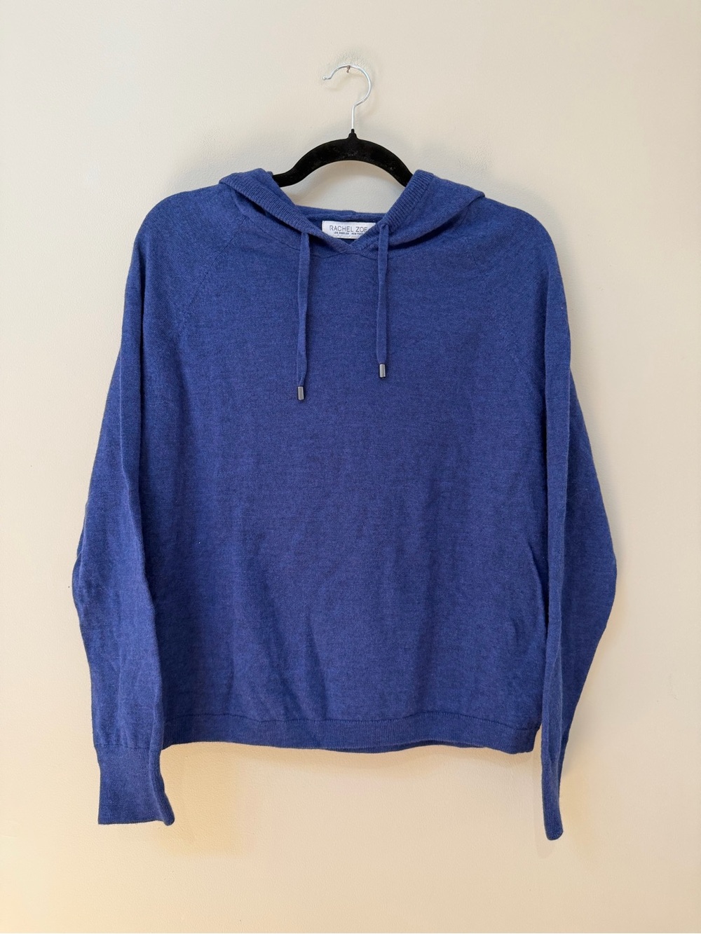 Rachel Zoe Blue Merino Wool Sweatshirt